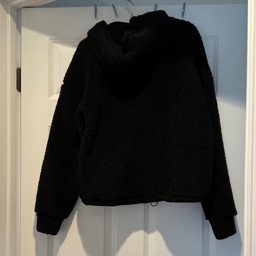 Fashion Nova Black Teddy Jacket - Picture 2 of 4